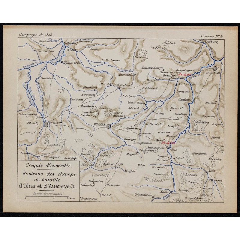 1900 - Environs des champs de bataille d'Iéna et d'Auerstedt 