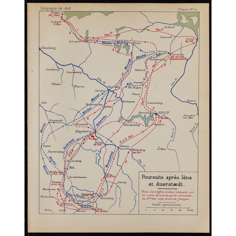 1900 - Poursuite après Iéna et Auerstaedt 
