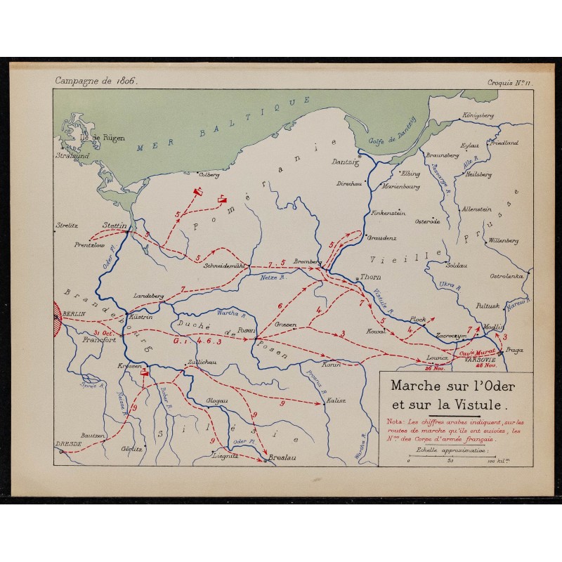 1900 - Marche sur l'Oder et la Vistule 