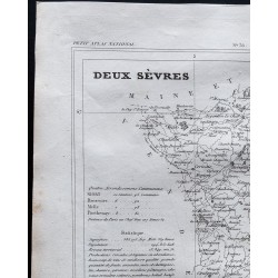 Gravure de 1833 - Département des Deux Sèvres - 2