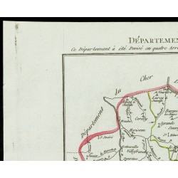 Gravure de 1802 - Département de l'Allier - 2