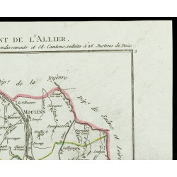 Gravure de 1802 - Département de l'Allier - 3