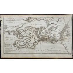1788 - Plan de la bataille de Salamine 