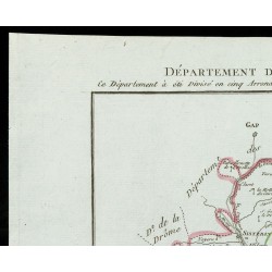 Gravure de 1802 - Département des Basses-Alpes - 2