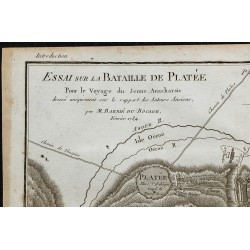 1788 - Carte de la Bataille de Platées 