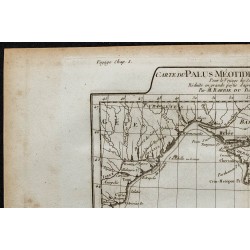 1788 - Carte de la mer noire et de la mer d'Azov 