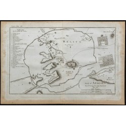 1788 - Plan de la ville antique d'Athènes 