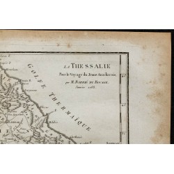 1788 - Carte de la Thessalie 