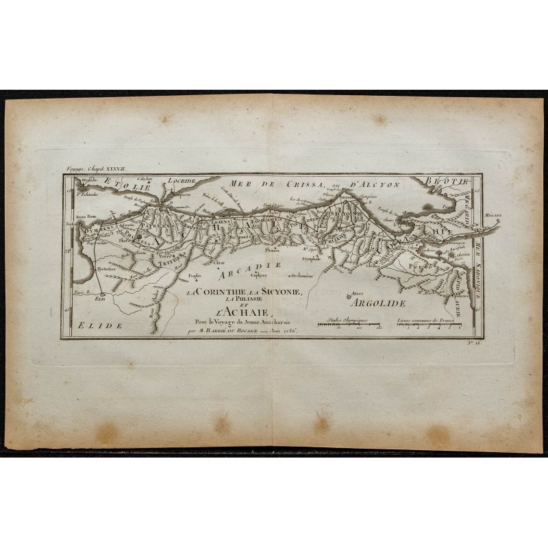 1788 - Carte de la Corinthie... 