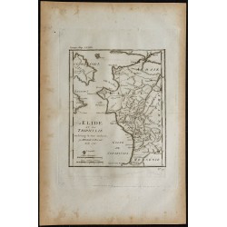 1788 - Carte de l'Élide et de la Triphylie 