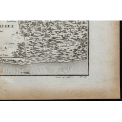 1788 - Carte topographique du site antique d’Olympie 
