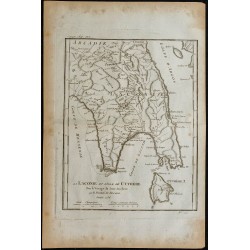 1788 - Carte de la Laconie et de l’île de Cythère 