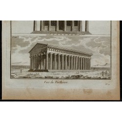 1788 - Temple d’Héphaïstos et Parthénon à Athènes 