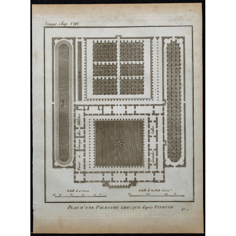 1788 - Plan d'une palestre grecque 