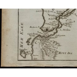 1788 - Carte de l'Hellespont (Dardanelles) 
