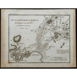 1788 - Plan des environs d’Athènes 