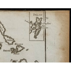 1788 - Carte de l'archipel des Cyclades 