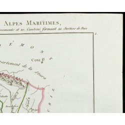Gravure de 1802 - Département des Alpes-Maritimes - 3