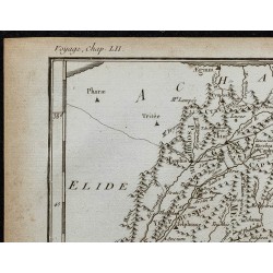 1788 - Carte de l’Arcadie (Péloponnèse) 