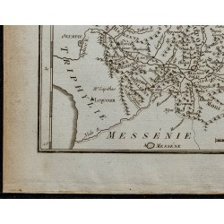 1788 - Carte de l’Arcadie (Péloponnèse) 