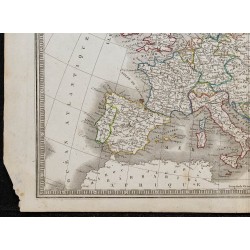 1848 - Carte de l'Europe 