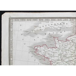 1848 - Carte de France de l'ancien régime 