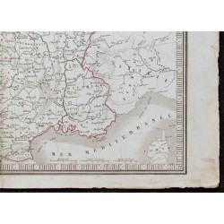 1848 - Carte de France de l'ancien régime 