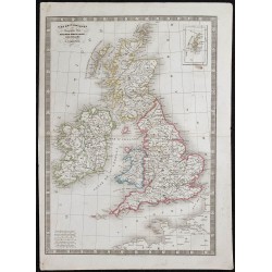 1848 - Carte des Îles britanniques 