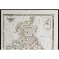 1848 - Carte des Îles britanniques 