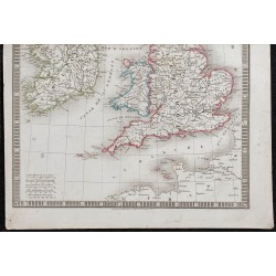 1848 - Carte des Îles britanniques 
