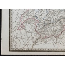 1848 - Carte de la Suisse 