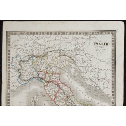 1848 - Carte de l'Italie 