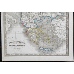 1848 - Carte de la Turquie d'Europe 