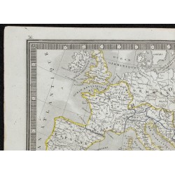 1848 - Carte de l'Empire romain 
