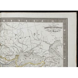 1848 - Carte de l'Empire romain 