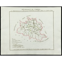 Gravure de 1802 - Département de l'Arriège - 1