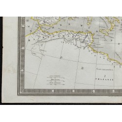 1848 - Carte de l'Empire romain 