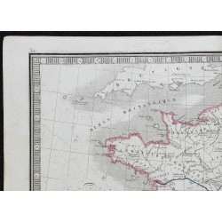 1848 - Carte des provinces romaines de la Gaule 
