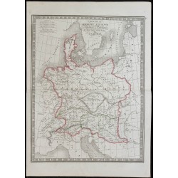 1848 - Carte de la Germanie ancienne 