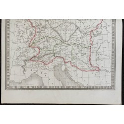 1848 - Carte de la Germanie ancienne 