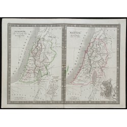 1848 - Cartes de la Palestine 