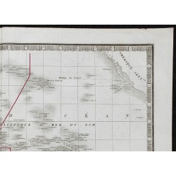 1848 - Carte de l’Océanie et de l'Australie 