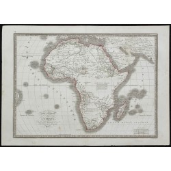 1848 - Carte de l'Afrique 