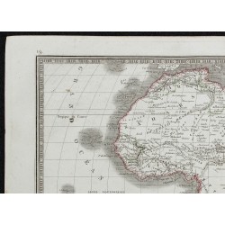 1848 - Carte de l'Afrique 