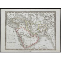 1848 - Carte du Moyen orient 
