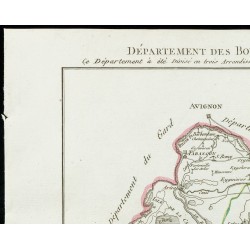 Gravure de 1802 - Département des Bouches du Rhône - 2