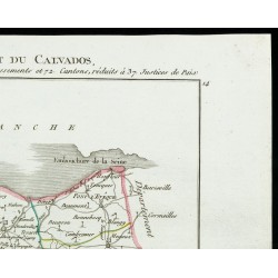 Gravure de 1802 - Département du Calvados - 3