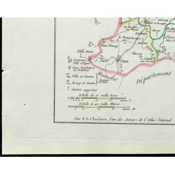 Gravure de 1802 - Département du Calvados - 4