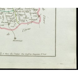 Gravure de 1802 - Département du Calvados - 5