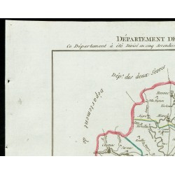 Gravure de 1802 - Département de la Charente - 2